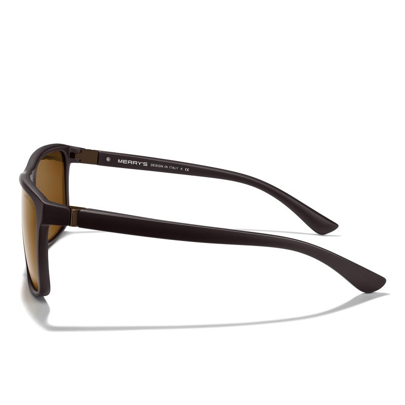 MERRY'S Rectangular Polarized Sports Sunglasses for Men Women Cycling Driving Fishing UV400 Protection S8225 - Image 4